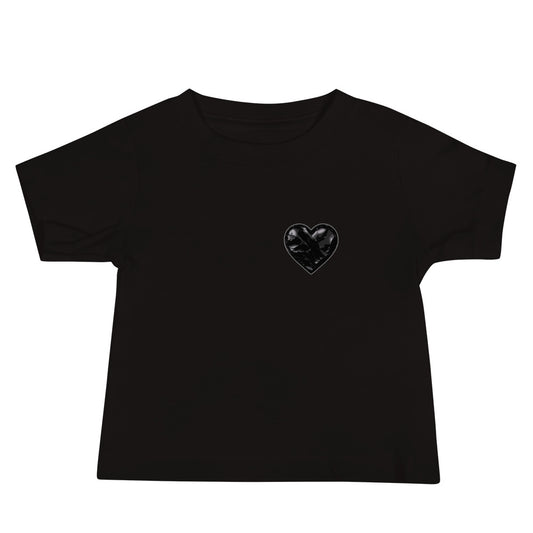 Performance | Baby T-Shirt | Obsidian Heartbeat | Heart Crest Logo