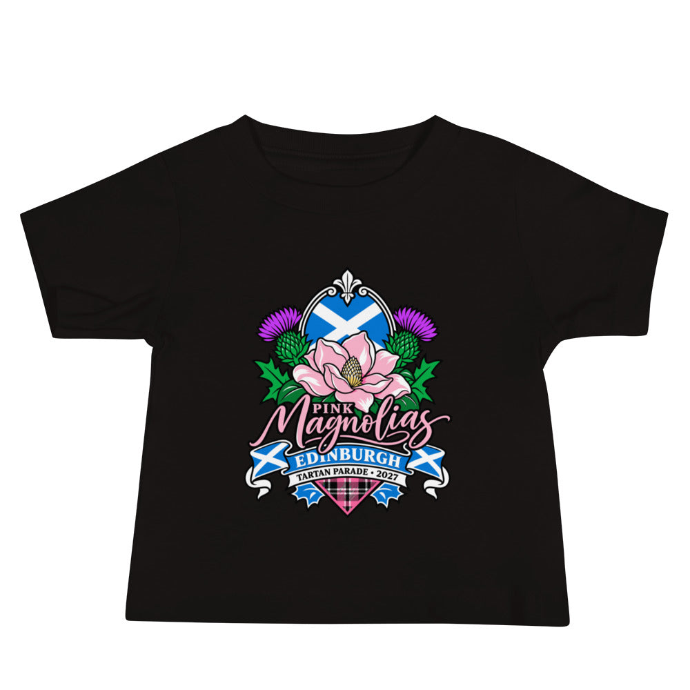 Performance | Baby T-Shirt | Pink Magnolias Dance | Valor Logo