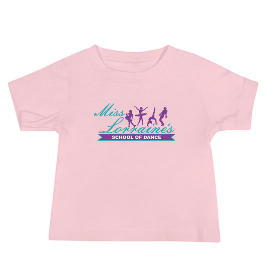 Performance | Baby T-Shirt | Miss Lorraine’s School of Dance | Crest Logo
