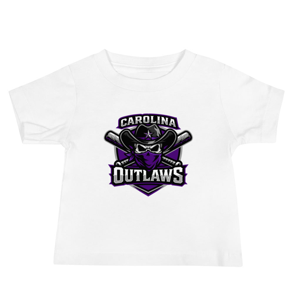 Performance | Baby T-Shirt | Carolina Outlaws Baseball | Shield Logo