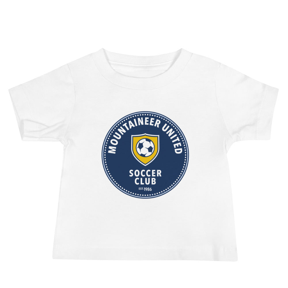 Performance | Baby T-Shirt | Mountaineer United Soccer Club | Badge Logo