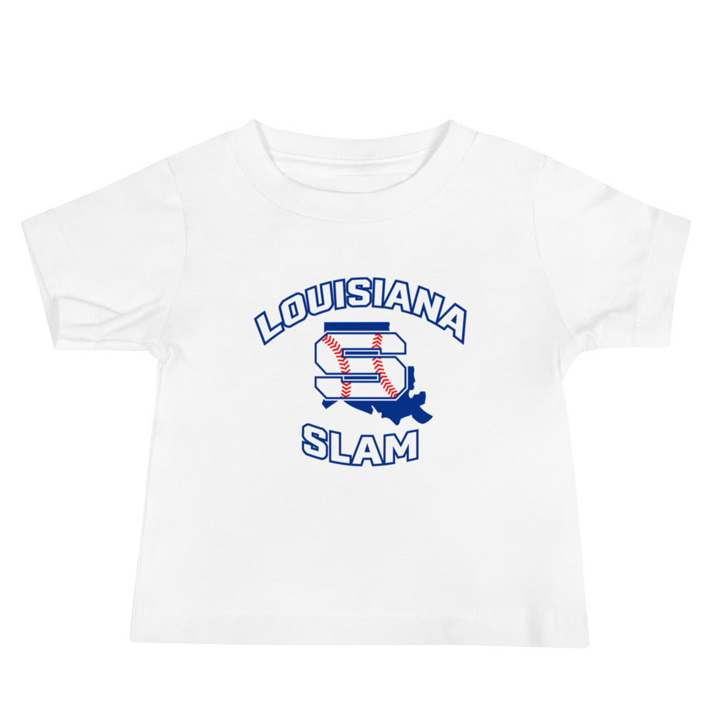 Performance | Baby T-Shirt | Louisiana Slam Baseball | Emblem Logo