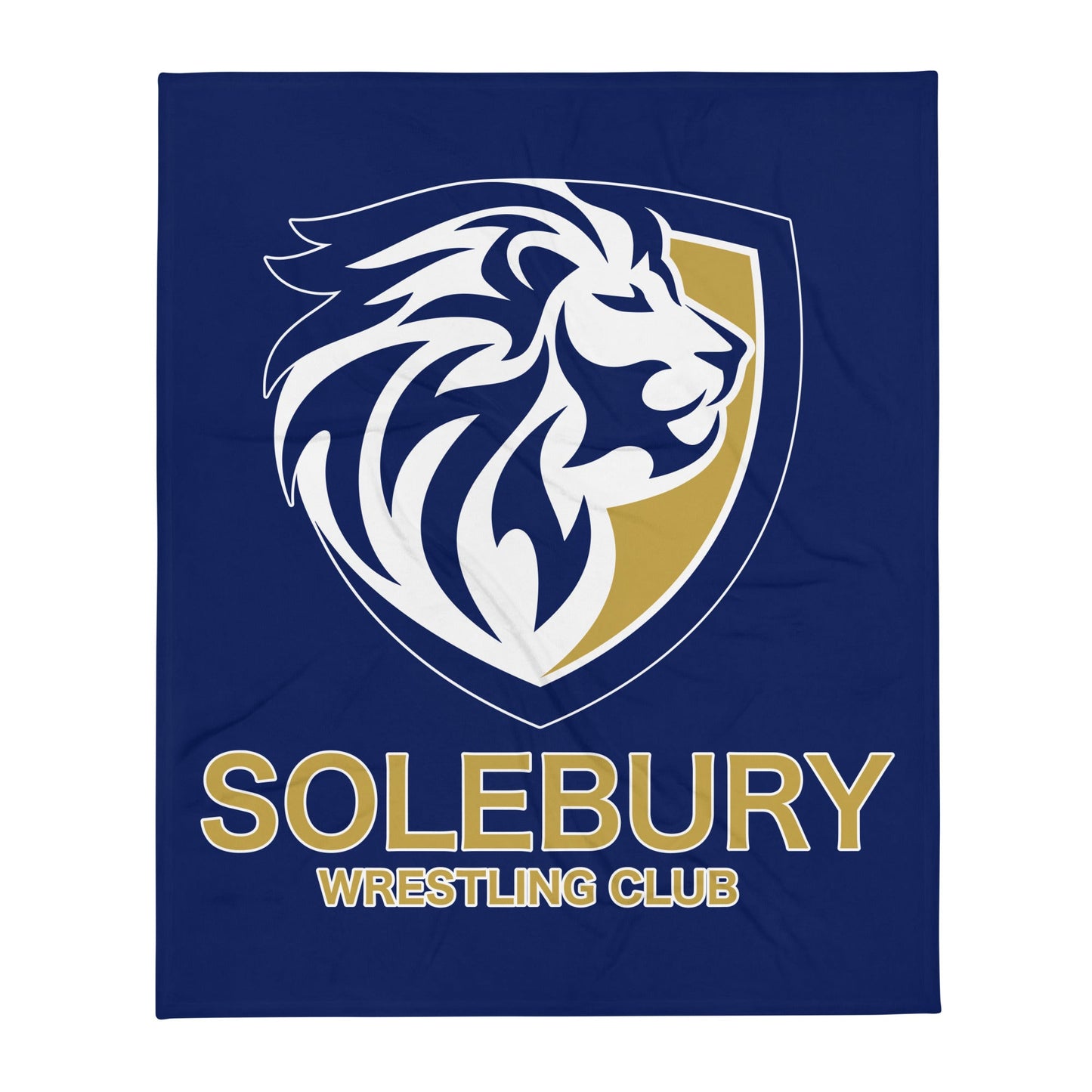 Blue Throw Blanket - Solebury Wrestling Club