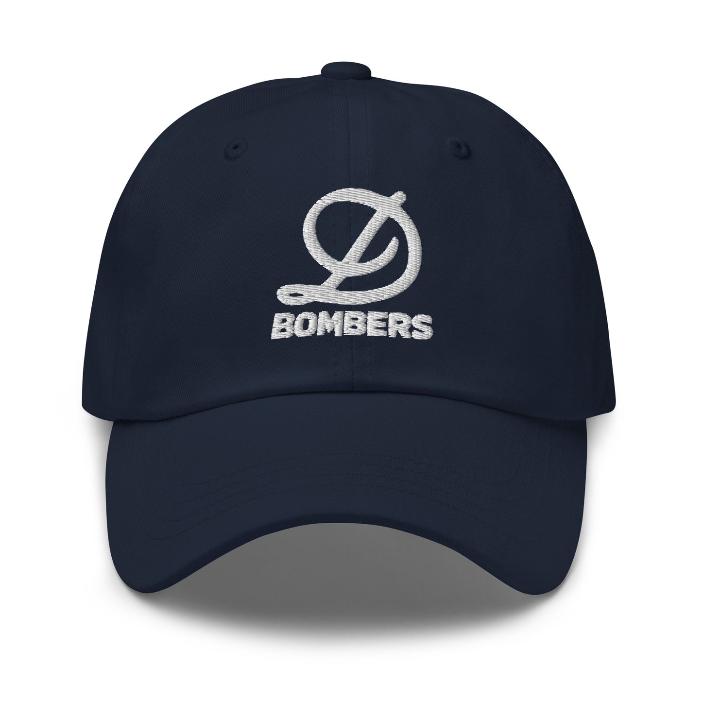 Dad Hat | Diamond Bombers | Bomber Varsity - White Logo