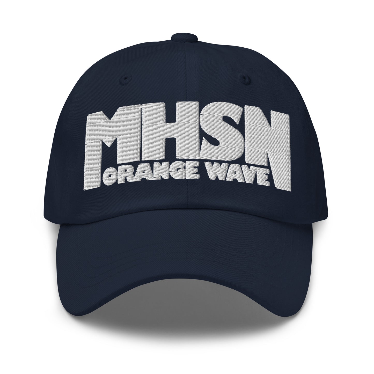 Dad Hat | Orange Wave Marching Band | Crest (Variant) Logo