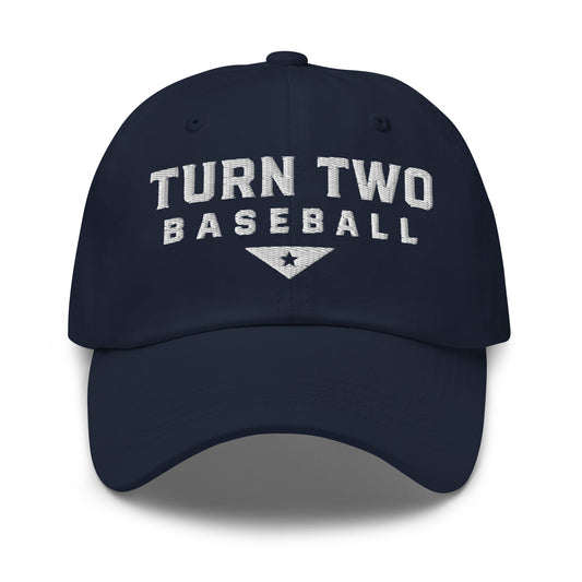Dad Hat | Texas Turn Two Baseball | Modern Script Logo