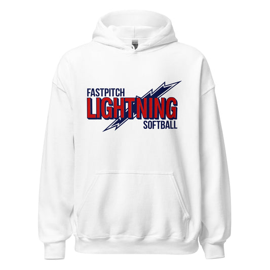 Classic | Hoodie | Amherst Lightning Softball | Lightning Logo