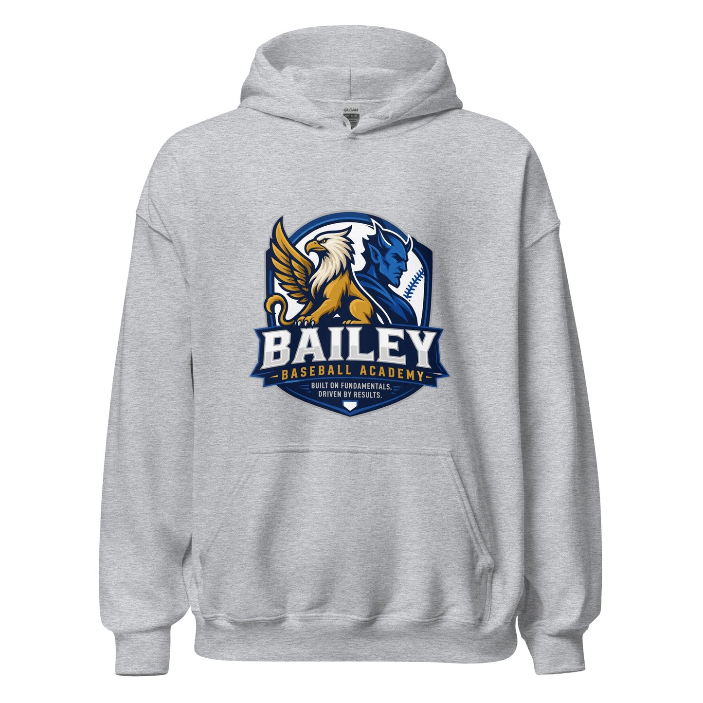 Classic | Hoodie | Bailey Baseball Academy | Shield Logo