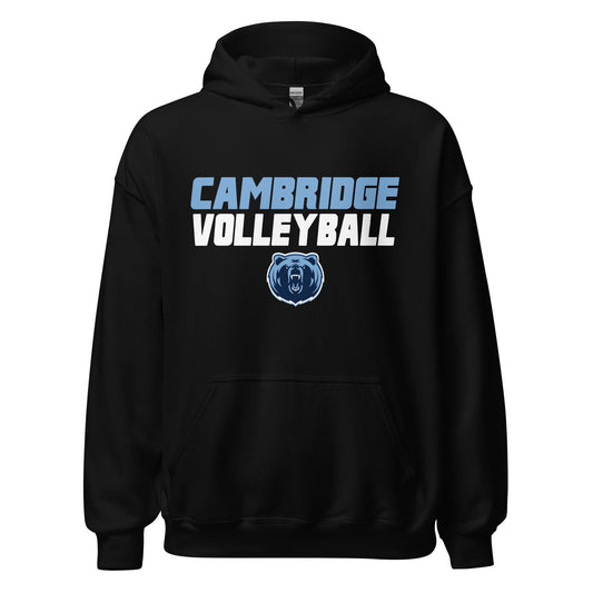 Classic | Hoodie | Cambridge Volleyball | Modern Logo