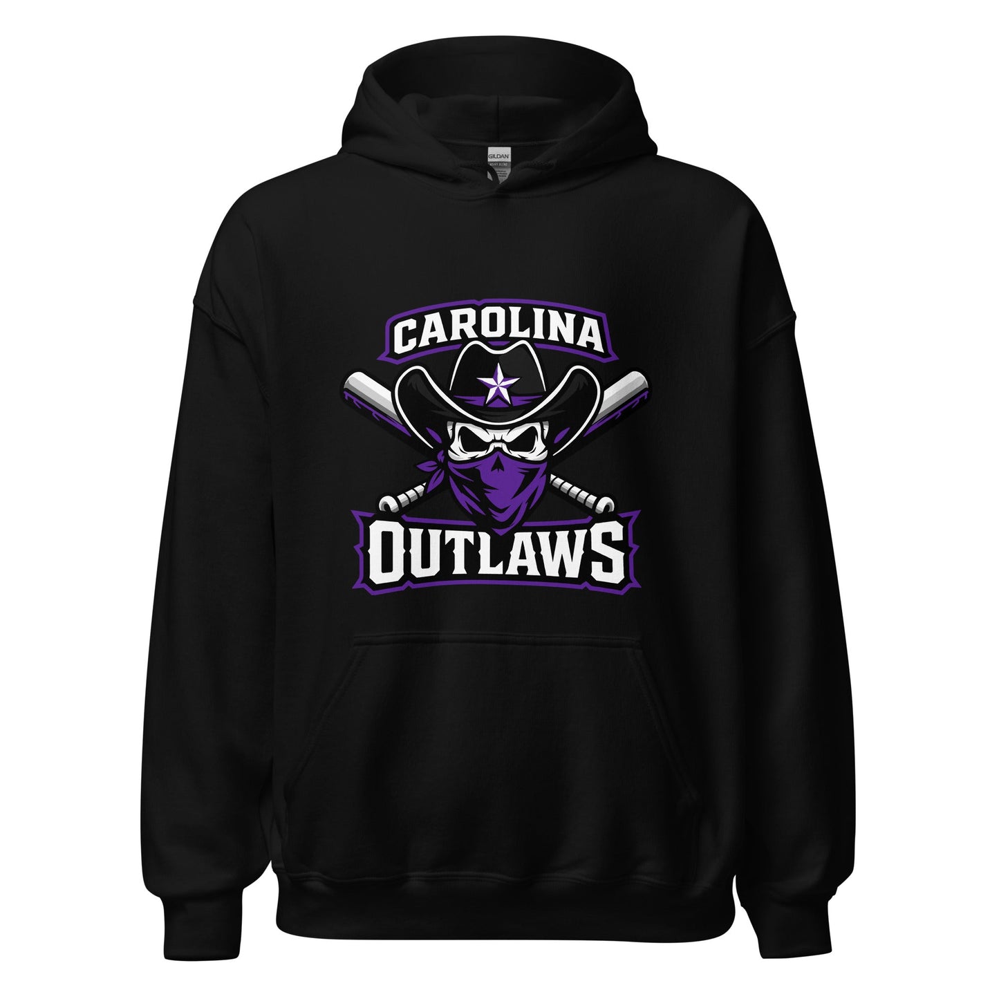 Classic | Hoodie | Carolina Outlaws Baseball | Crest Logo