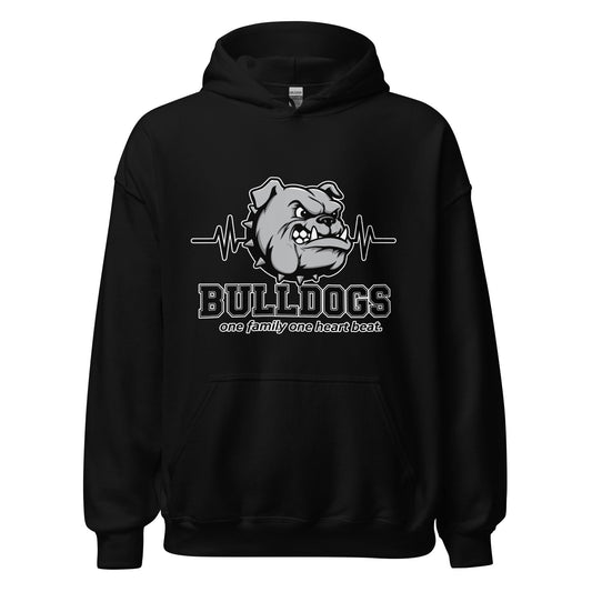 Classic | Hoodie | Celina Recreational Football Black | Bulldogs Crest Logo