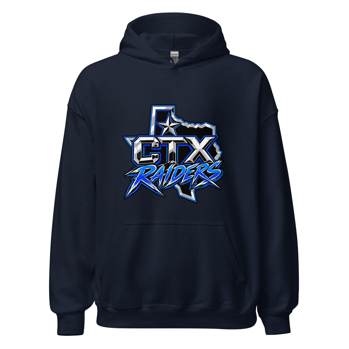 Classic | Hoodie | Central Texas Raiders | Crest Logo
