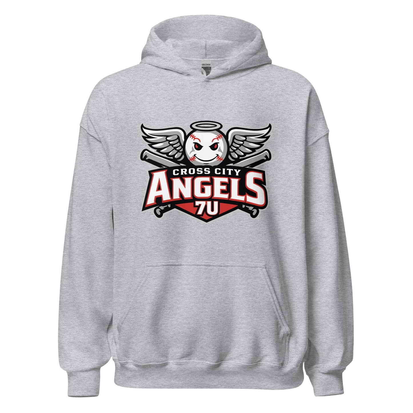 Classic | Hoodie | Cross City Angels | Winged Guardian Logo