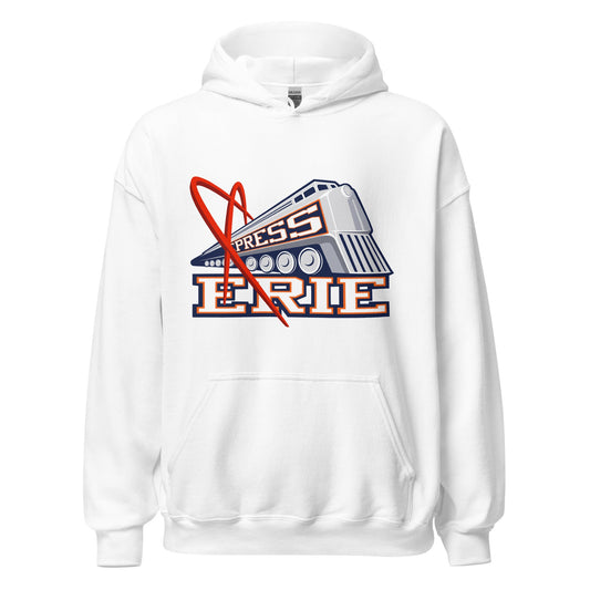 Classic | Hoodie | Erie Express Football | Locomotive Logo