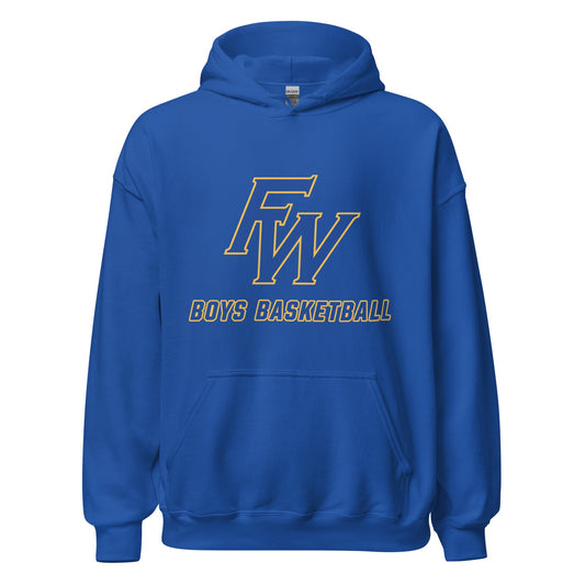 Classic | Hoodie | Fayette Ware Boys Basketball | FW Crest Logo
