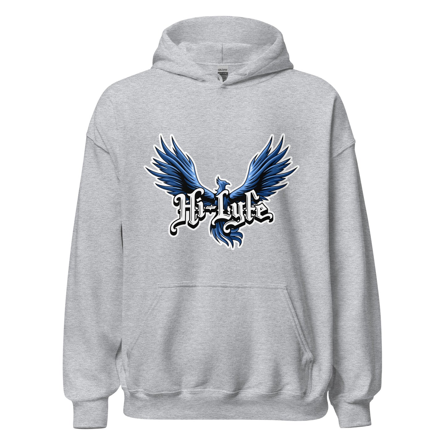 Classic | Hoodie | Hi - Lyfe Basketball | Wings Logo
