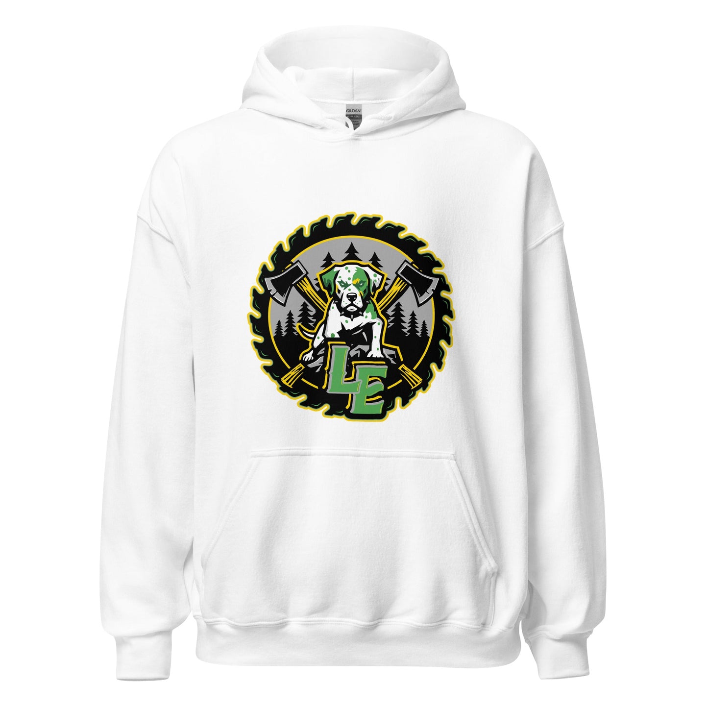 Classic | Hoodie | Lake Erie Power Pines | Saw Logo