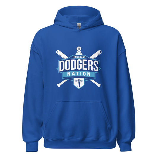 Classic | Hoodie | LI Dodgers Nation | Varsity Crest Logo
