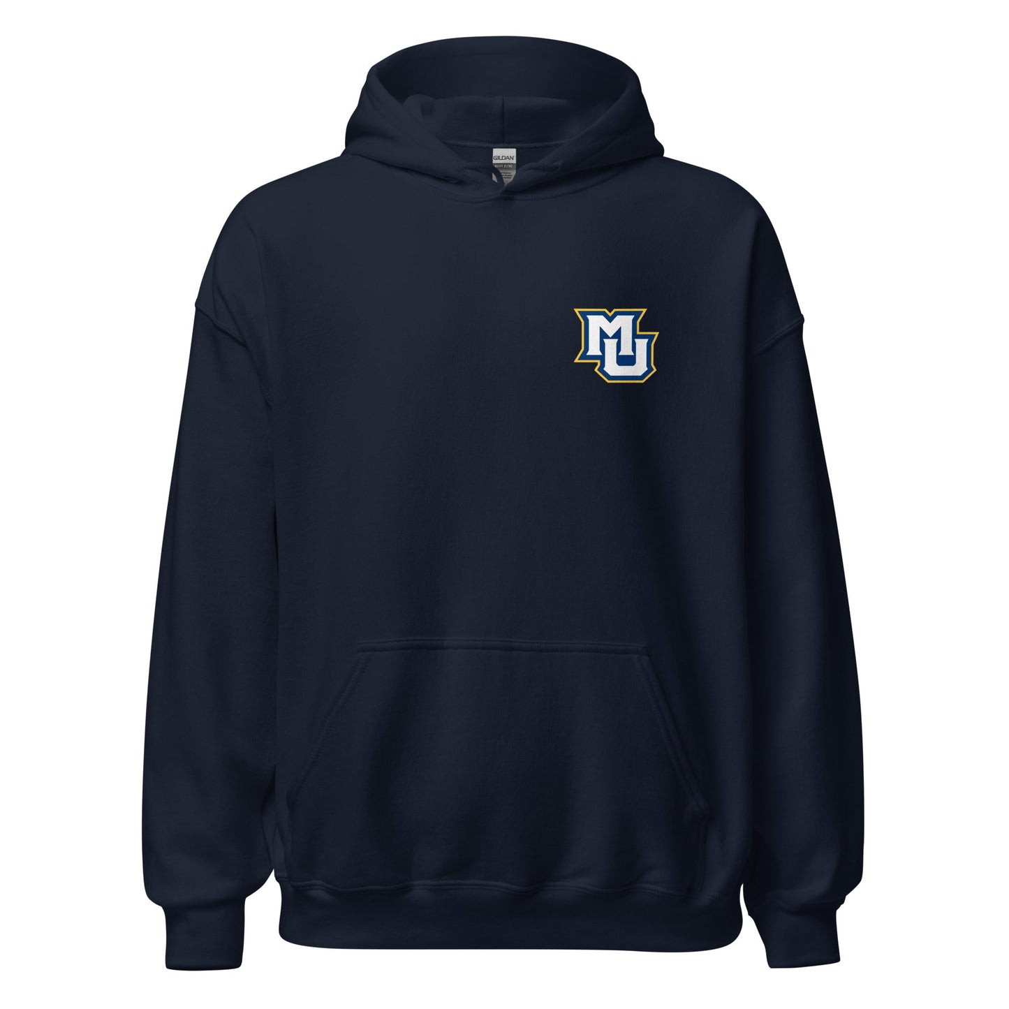 Classic | Hoodie | Marquette University Women's Hockey | MU Mark Backprint Logo