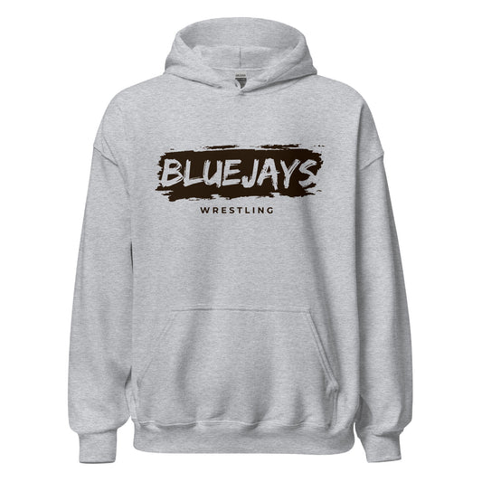 Classic | Hoodie | Middlesex Bluejays Wrestling | Script Logo
