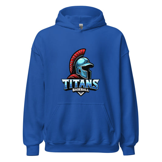 Classic | Hoodie | Mighty Titans Baseball | Crest Logo