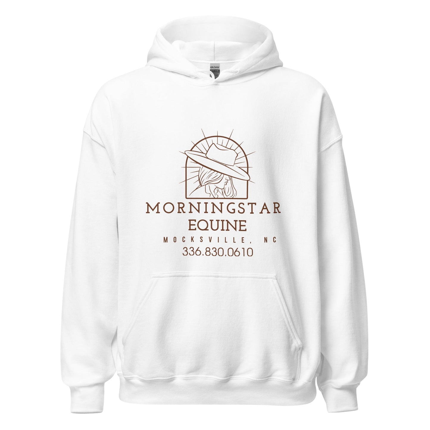 Classic | Hoodie | Morningstar Equine | Morningstar Equine Burnt Logo