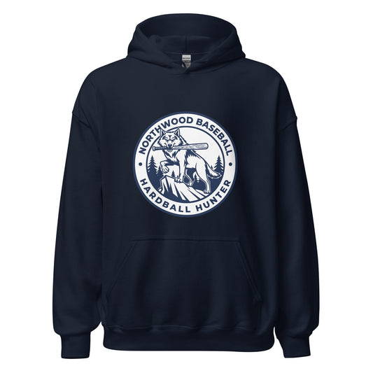 Classic | Hoodie | Northwood High School Baseball | Badge Logo