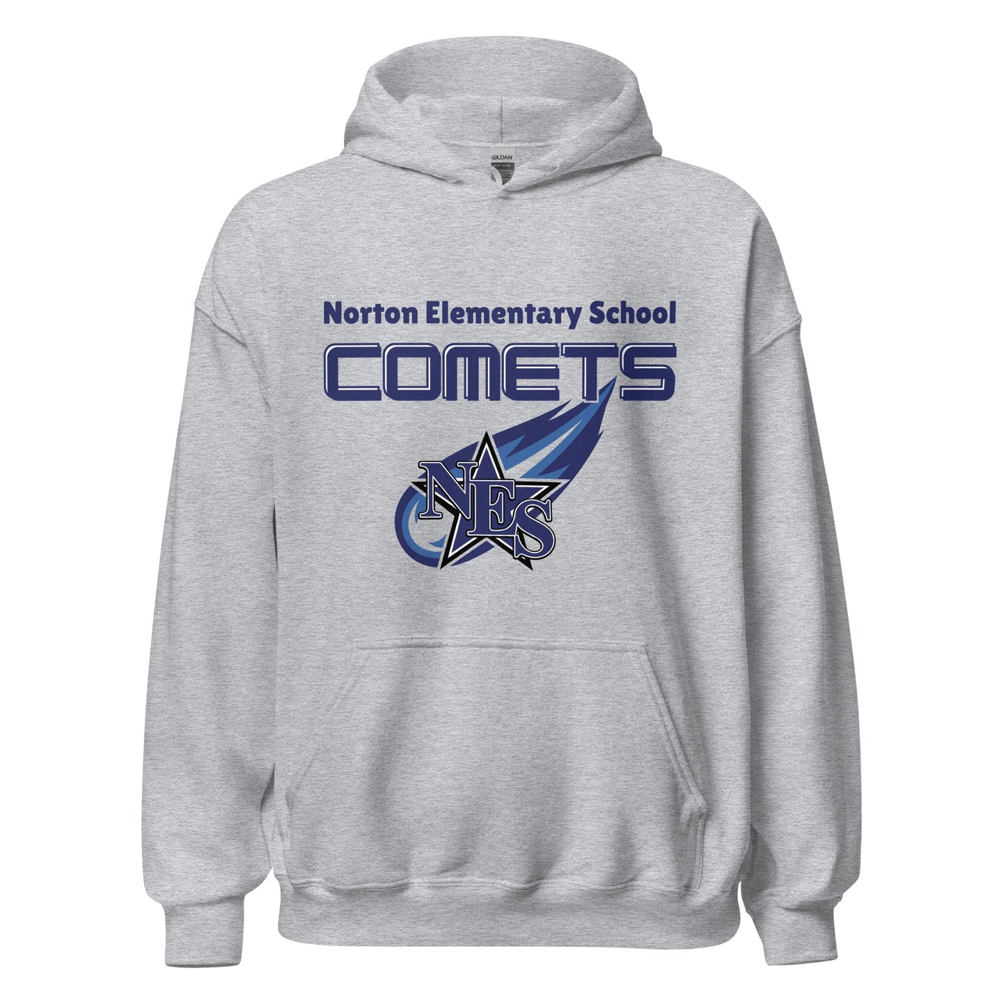 Classic | Hoodie | Norton Elementary School | Space Script Logo