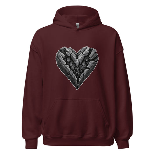 Classic | Hoodie | Obsidian Heartbeat | Emblem Logo
