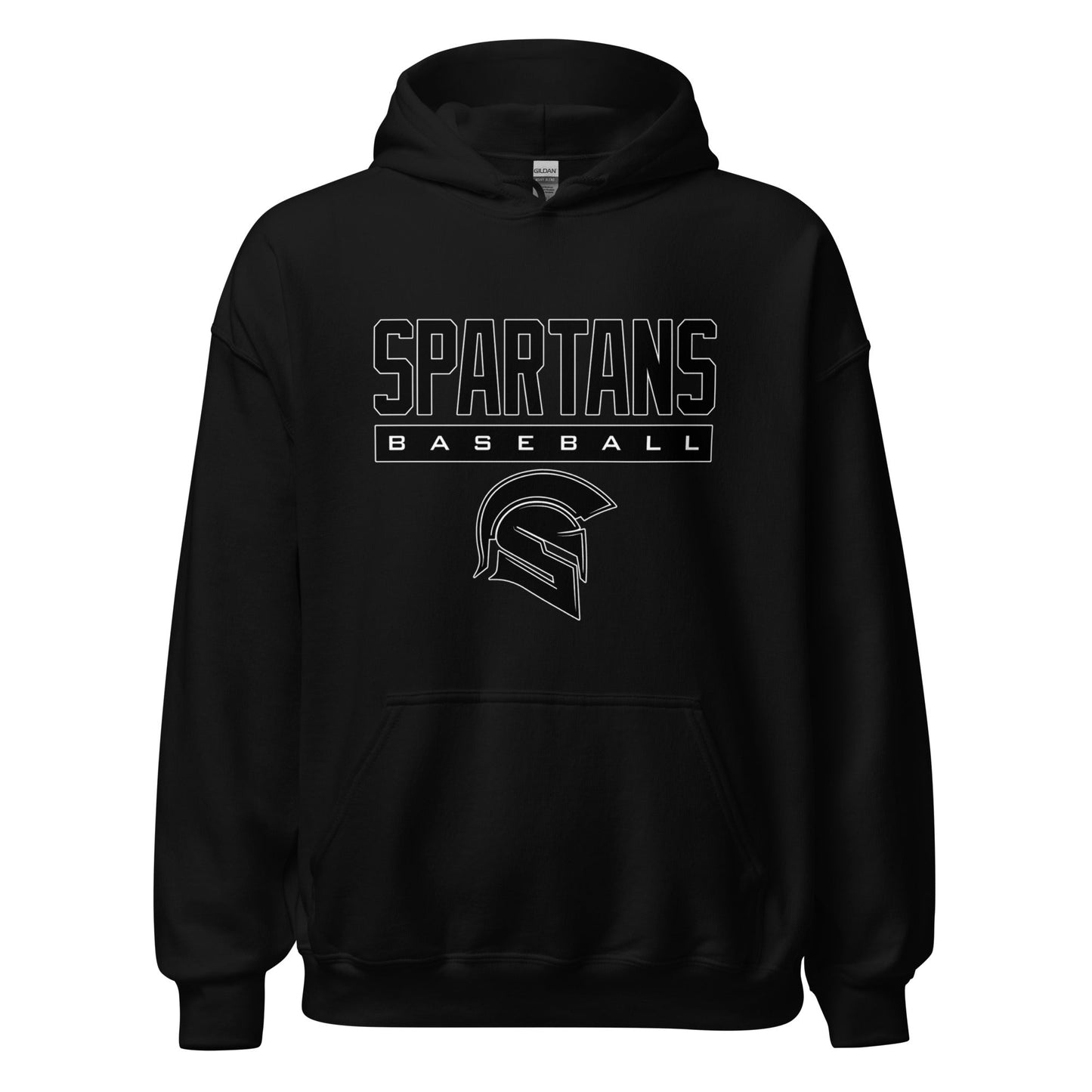 Classic | Hoodie | Owings Mills Spartans Baseball | Crest Logo