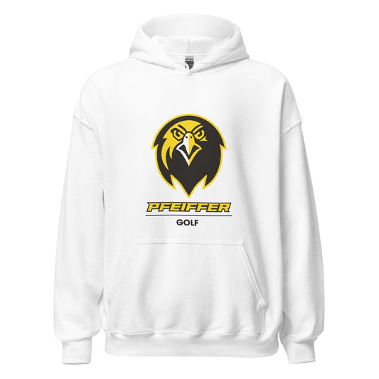 Classic | Hoodie | Pfeiffer University Golf | Falcon Logo