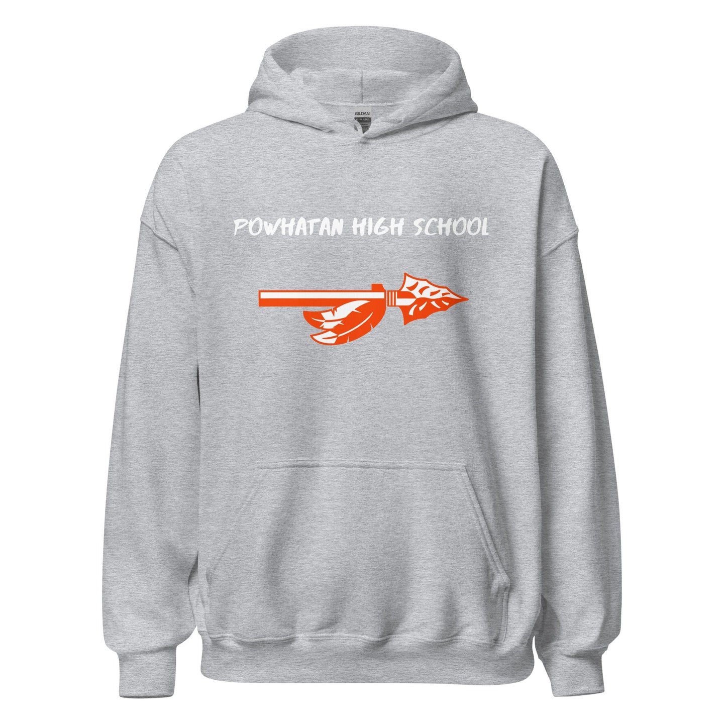 Classic | Hoodie | Powhatan lacrosse | Arrowhead Logo
