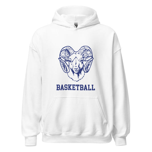 Classic | Hoodie | Rensselaer Rams | Basketball Logo
