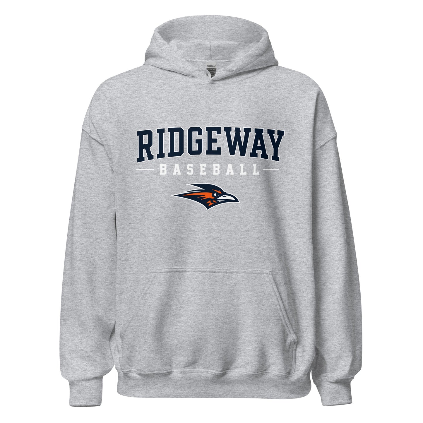 Classic | Hoodie | Ridgeway High School Baseball | Modern Script Logo