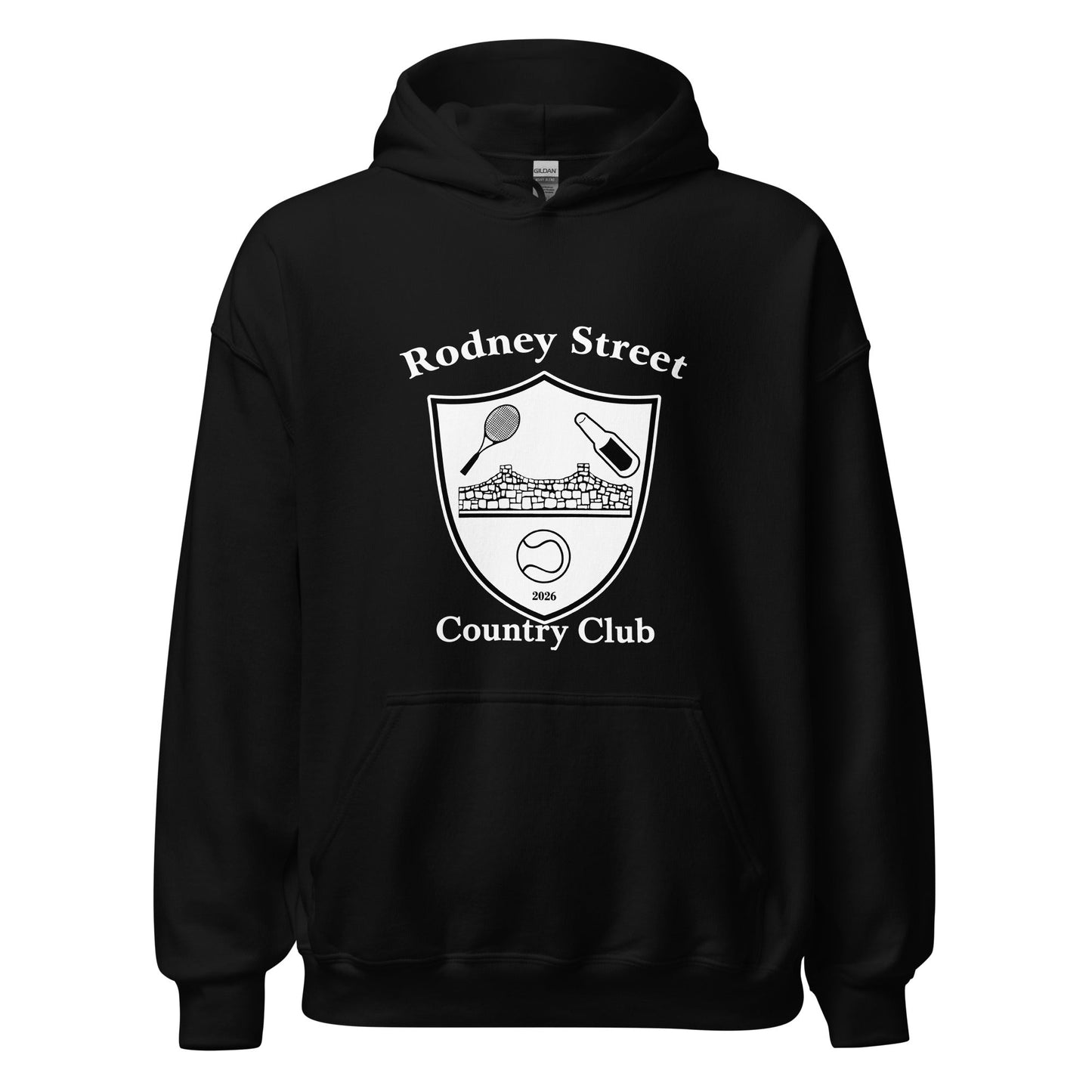 Classic | Hoodie | Rodney Street CC Tennis | Crest Logo