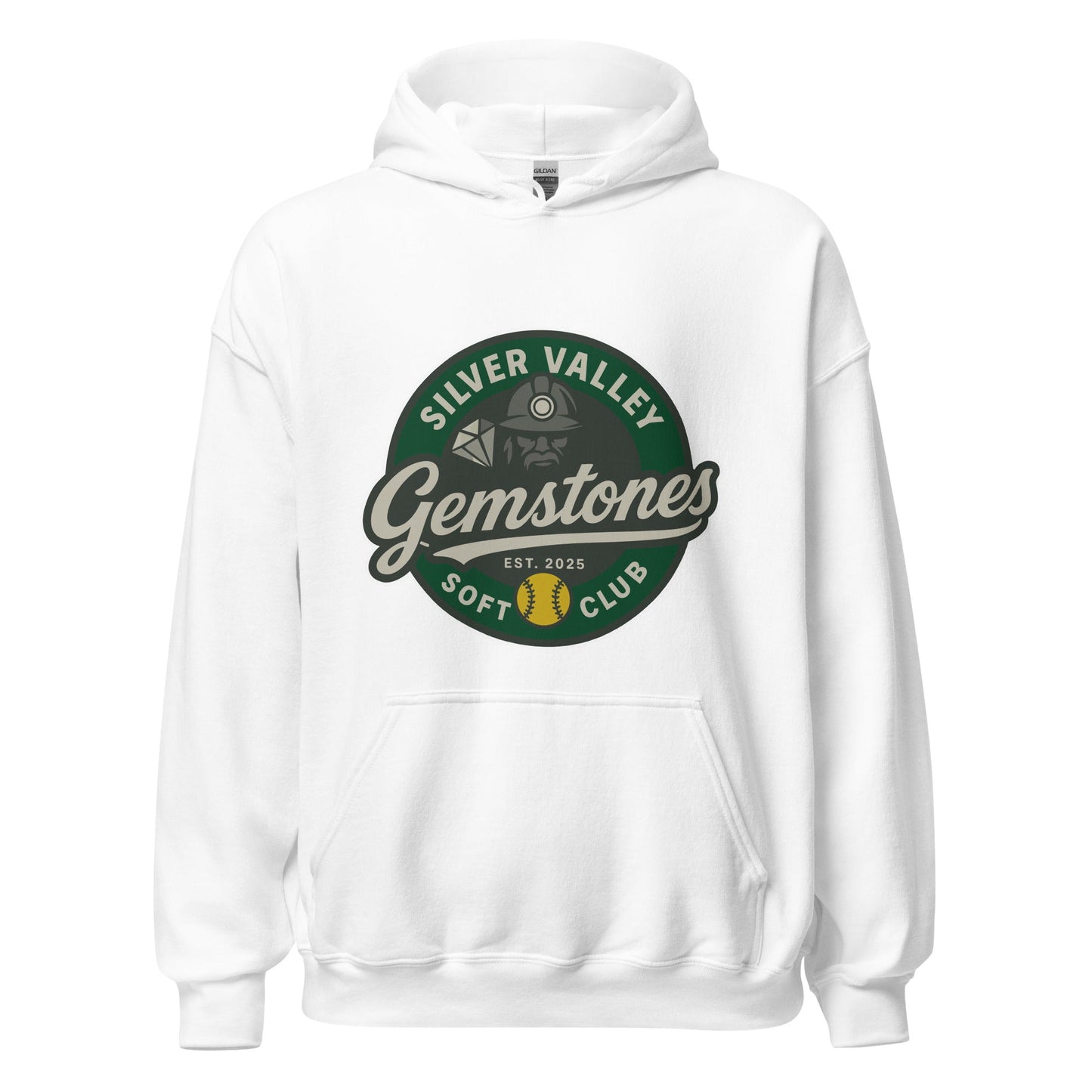 Classic | Hoodie | Silver Valley Gemstones | Badge Logo