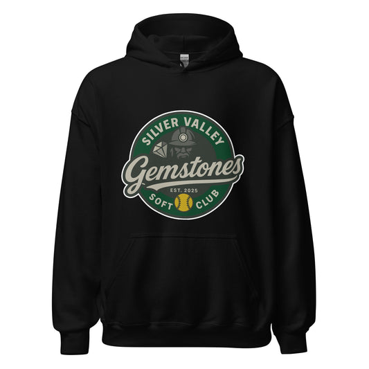 Classic | Hoodie | Silver Valley Gemstones | Badge Logo