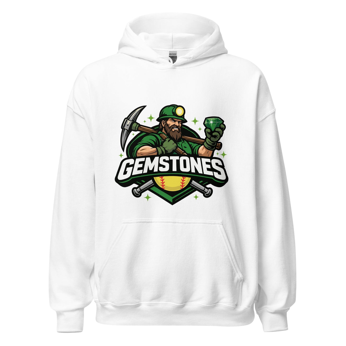 Classic | Hoodie | Silver Valley Gemstones | Emerald Valley Logo