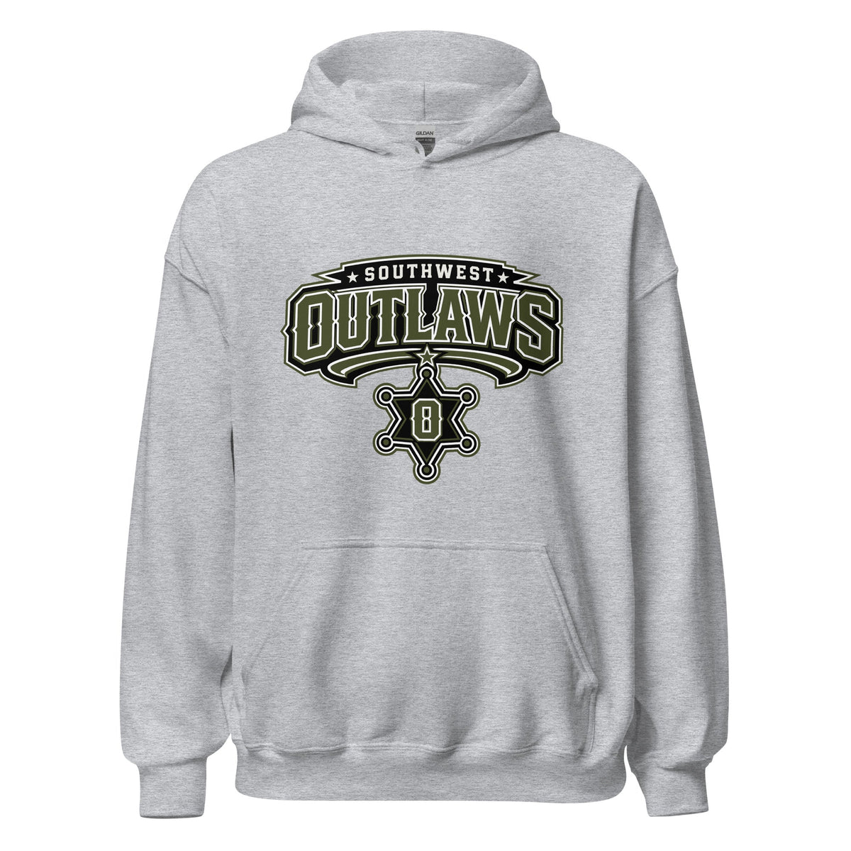 Classic | Hoodie | Southwest Outlaws | Frontier Athletics Logo