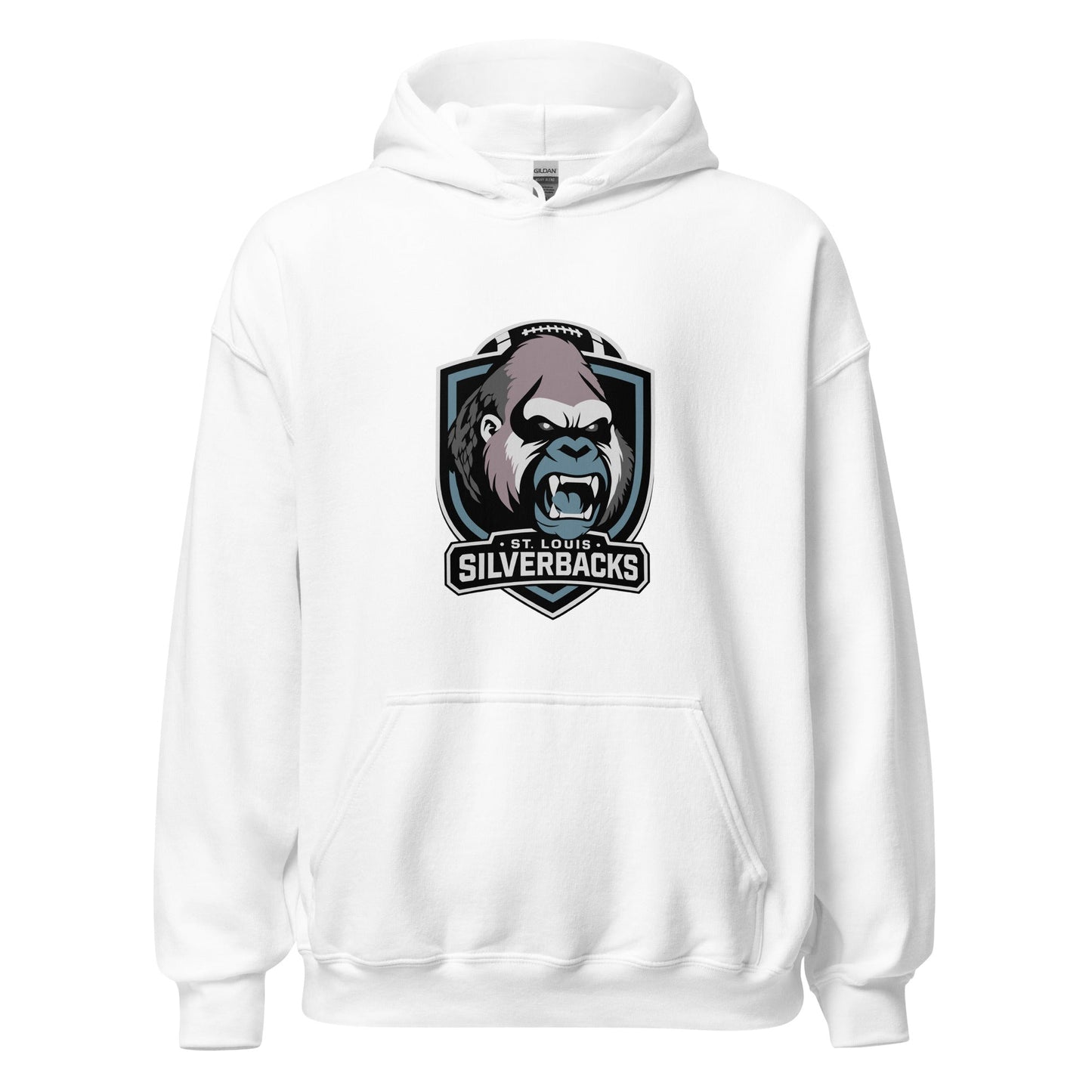 Classic | Hoodie | St. Louis Silverbacks Women’s Football Team | Shield Logo