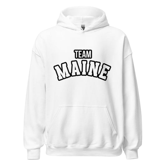 Classic | Hoodie | Team Maine | Arch Mark Logo