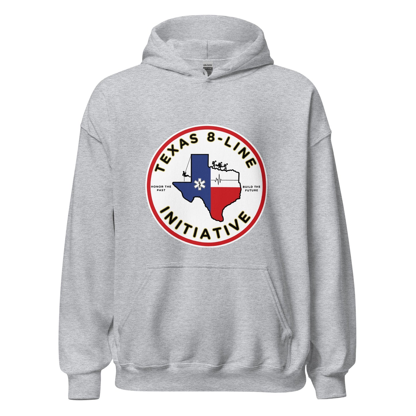 Classic | Hoodie | Texas 8 - Line Initiative | Badge Logo