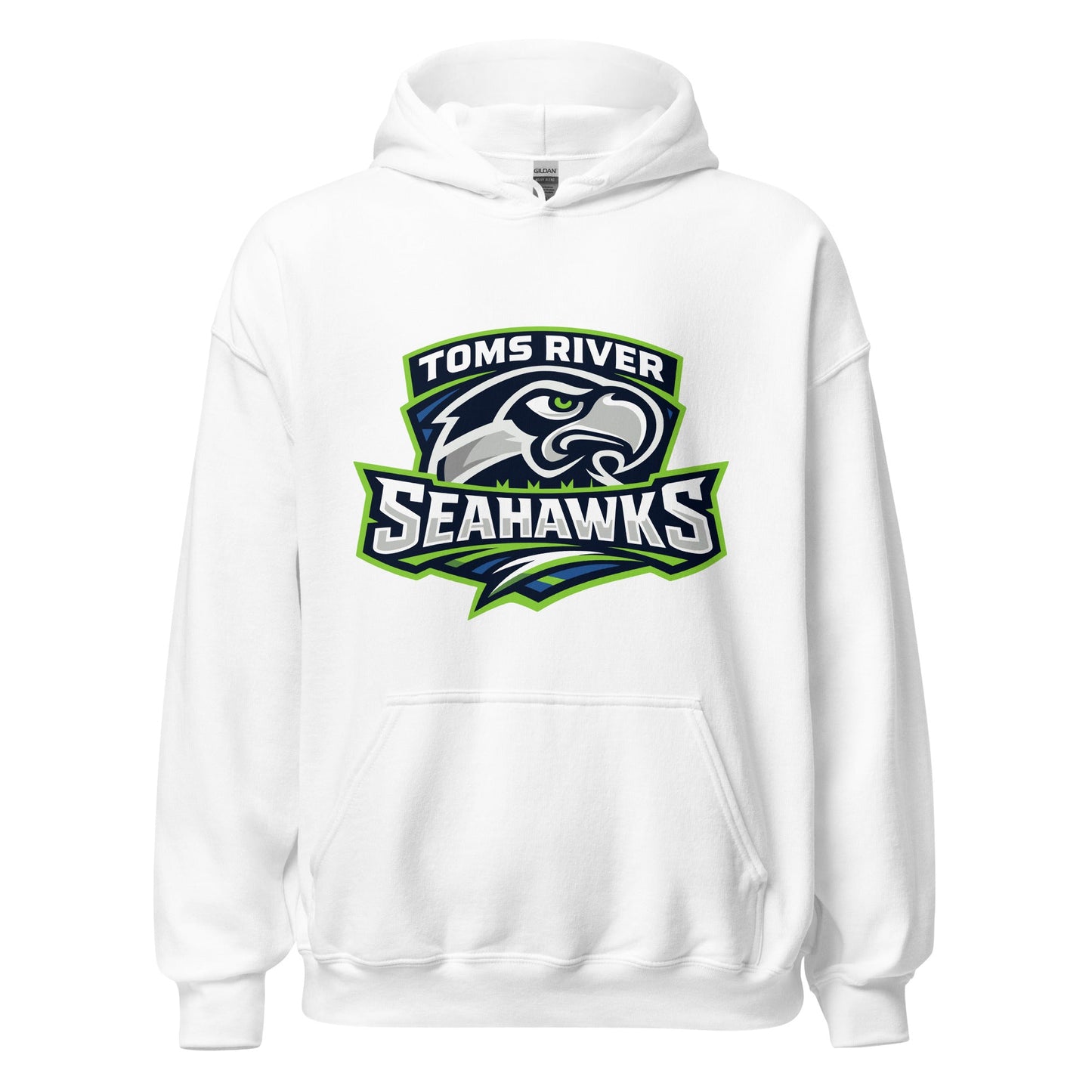 Classic | Hoodie | Toms River Seahawks | Mascot Script Logo