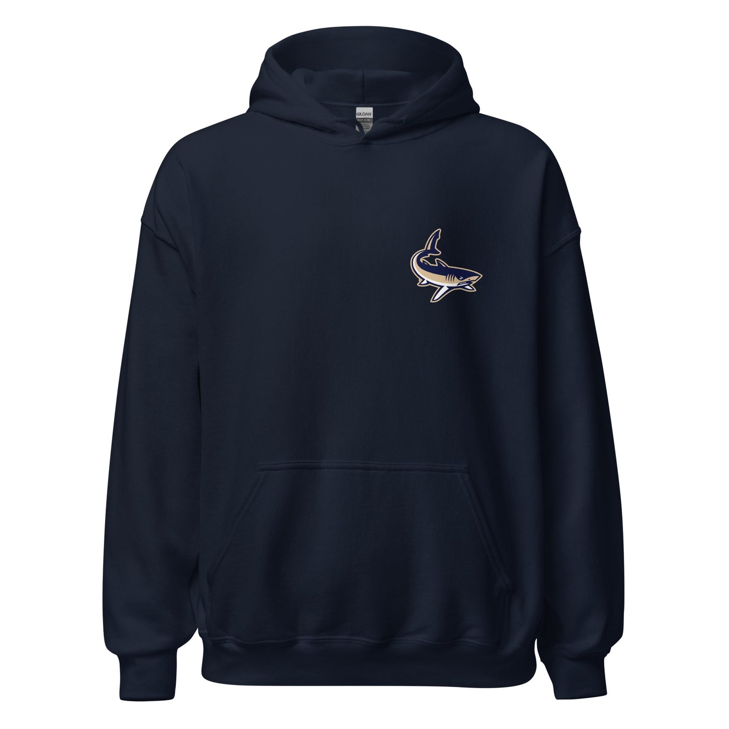 Classic | Hoodie | University South Carolina Beaufort Track & Field | Shark Logo