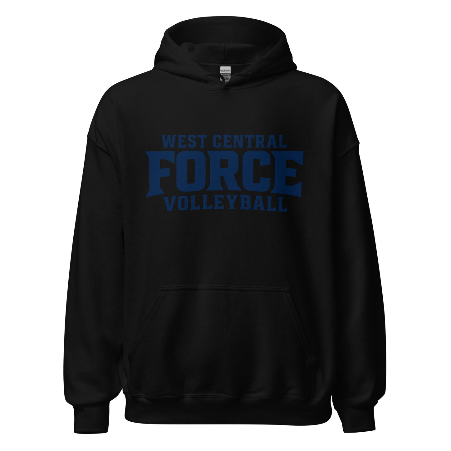 Classic | Hoodie | West Central Force Volleyball | Blue Logo