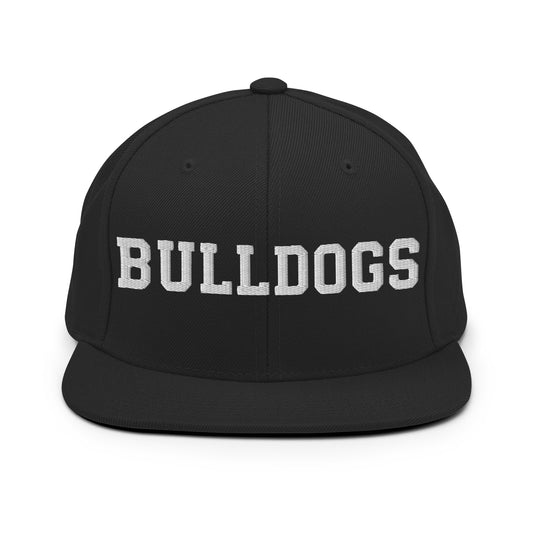 Snapback Hat | Celina Recreational Football Black | Bulldogs Crest Logo