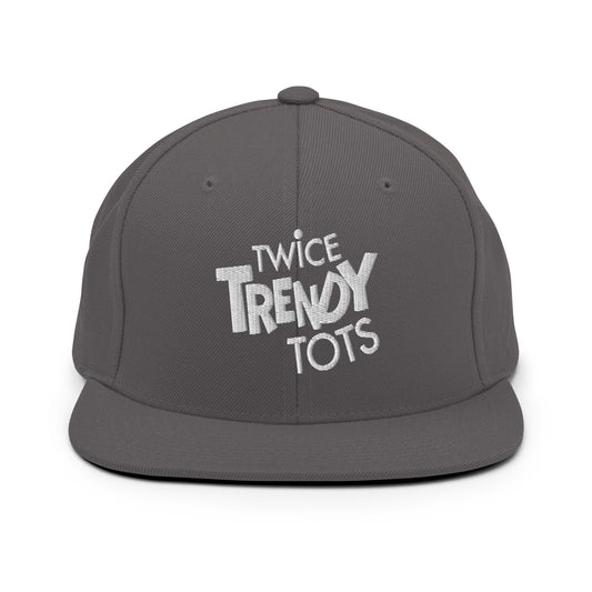 Snapback Hat | Twice Trendy Tots | Crest Logo