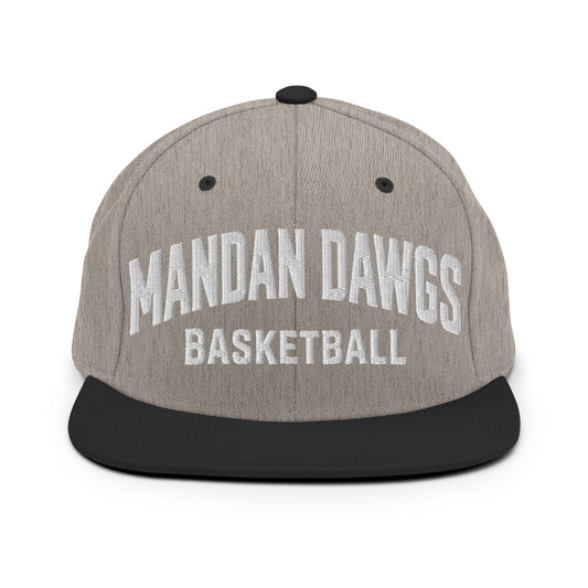 Snapback Hat | Mandan Dawgs Basketball | Crest Logo