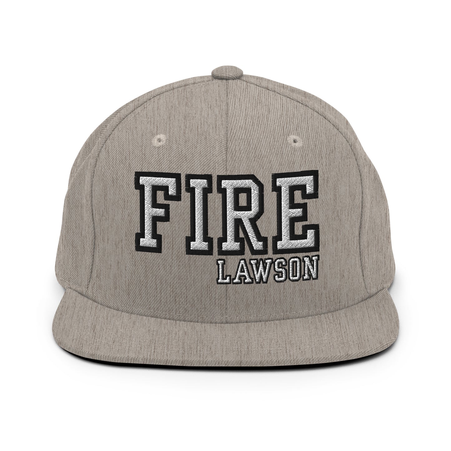 Snapback Hat | Lawson Fire Department | Script Logo