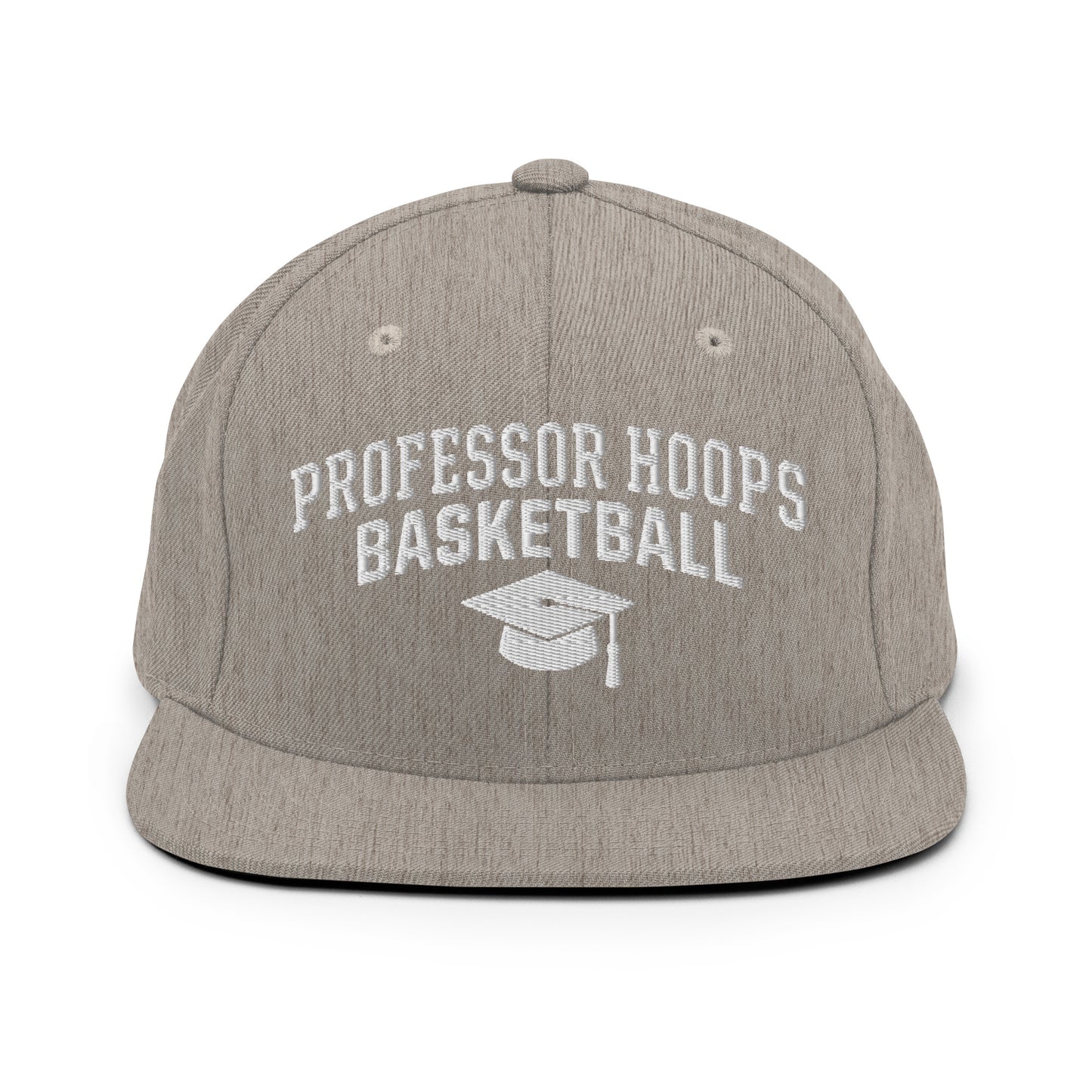 Snapback Hat | Professor Hoops Basketball | Modern Script Logo